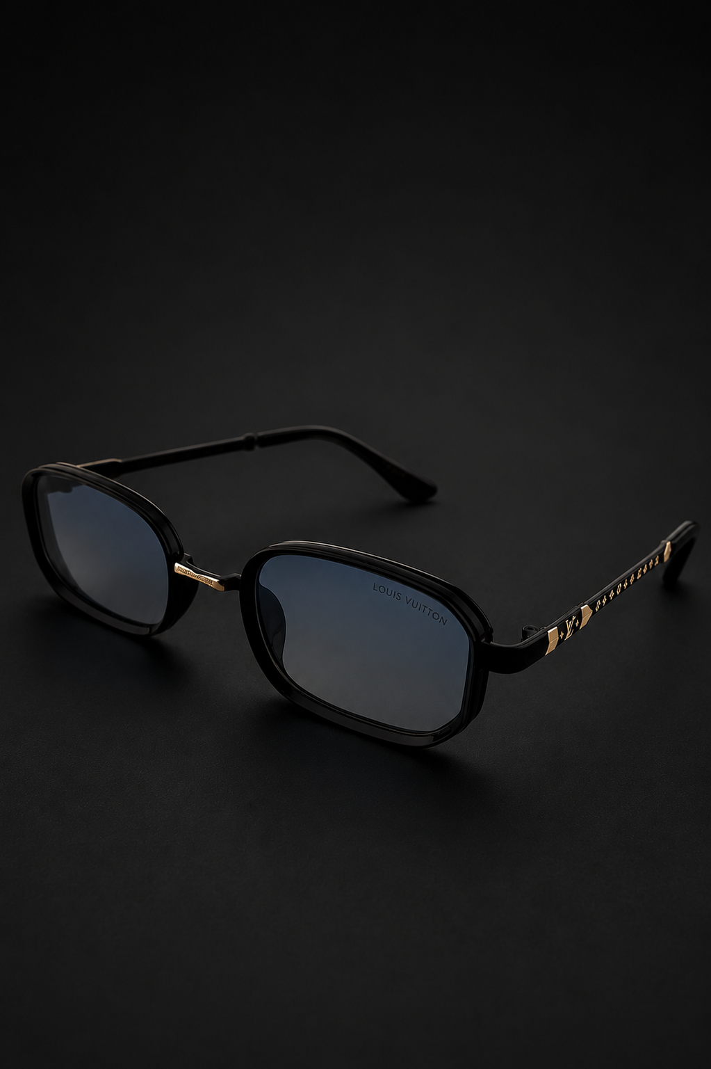 Emporio Armani sunglasses on matte black
