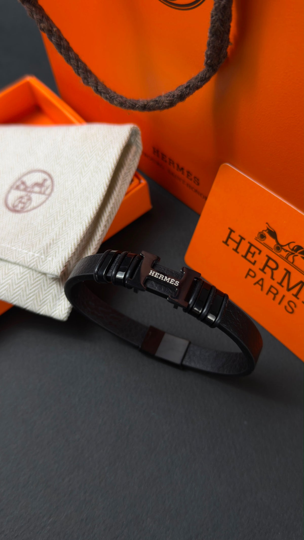 Hérmes Leather Bracelet