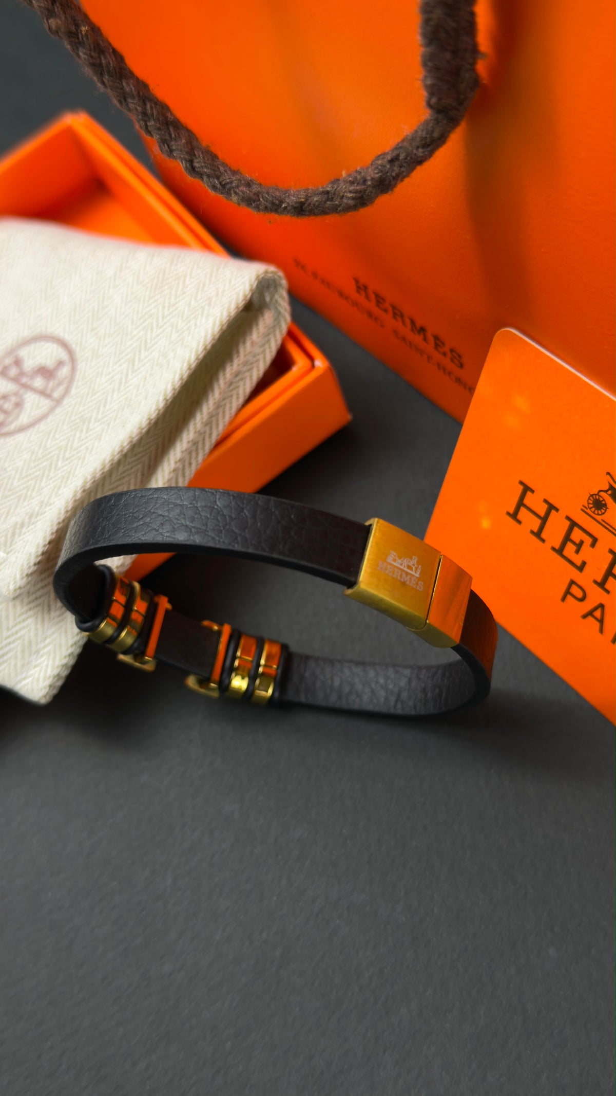 Hérmes Leather Bracelet