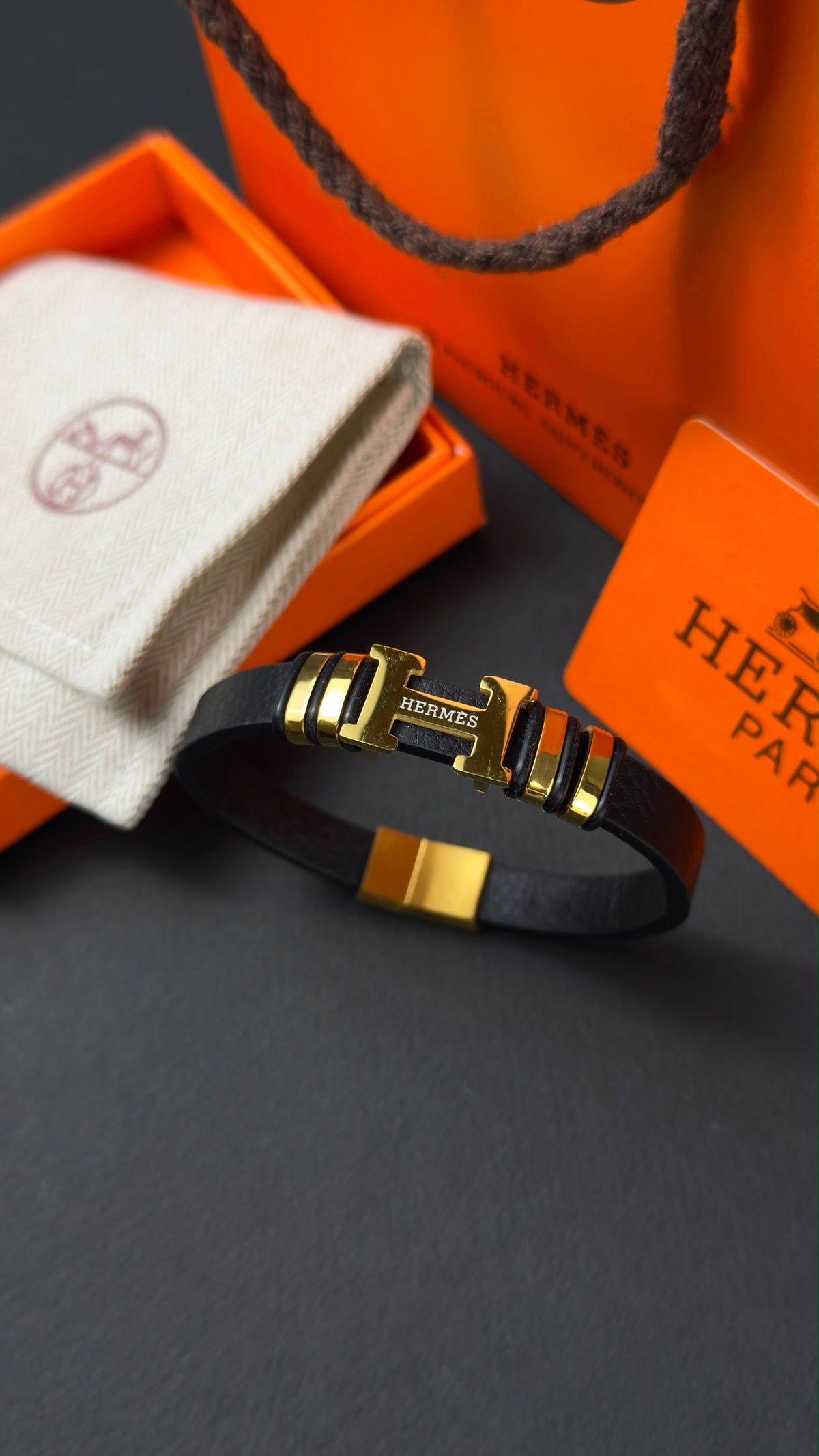 Hérmes Leather Bracelet