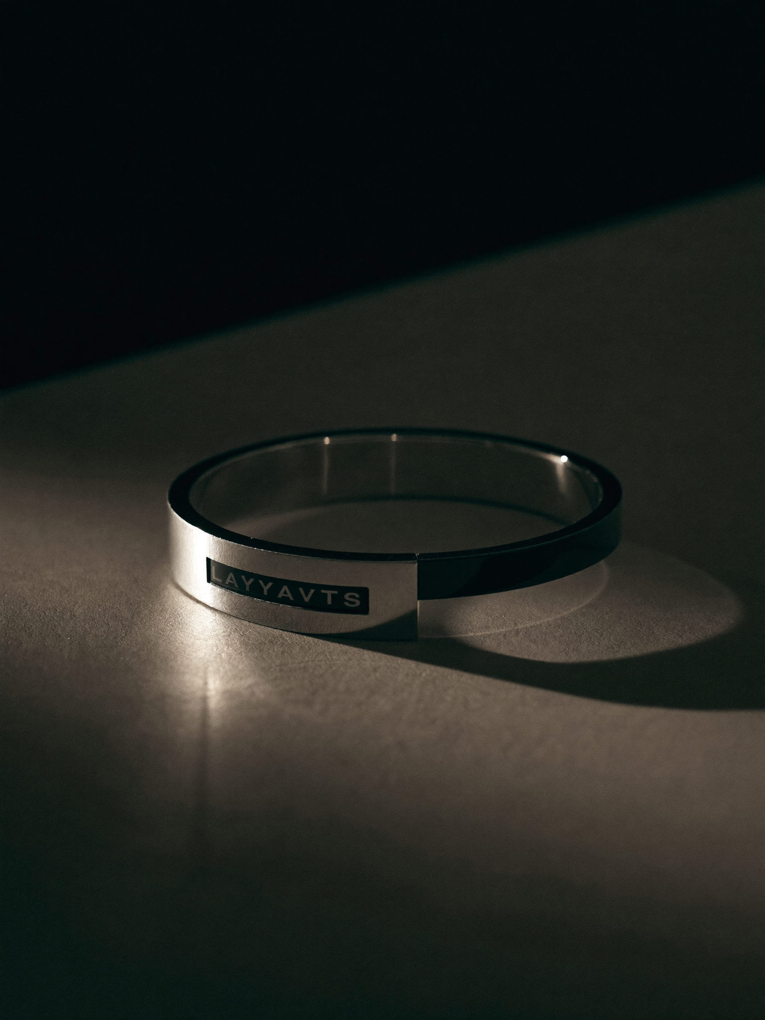 Corded leather bracelet